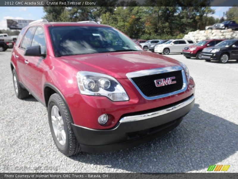 Crystal Red Tintcoat / Ebony 2012 GMC Acadia SLE