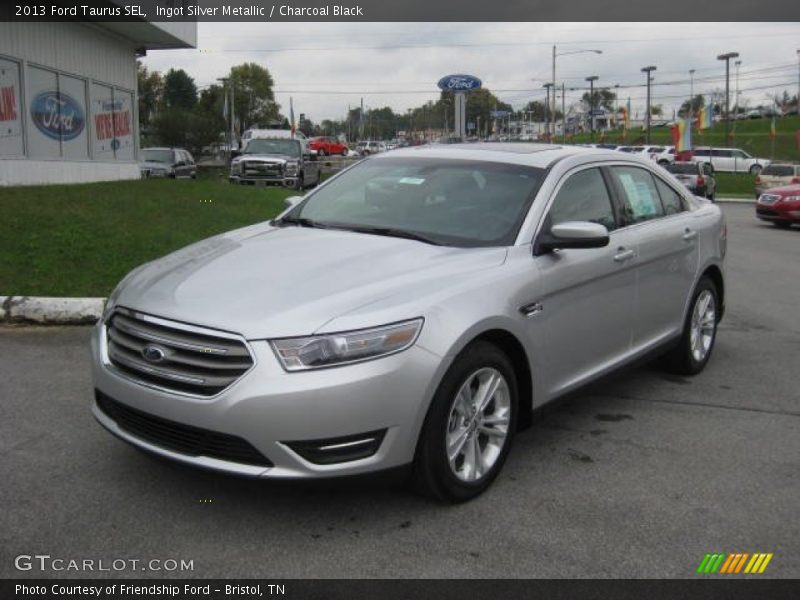 Ingot Silver Metallic / Charcoal Black 2013 Ford Taurus SEL