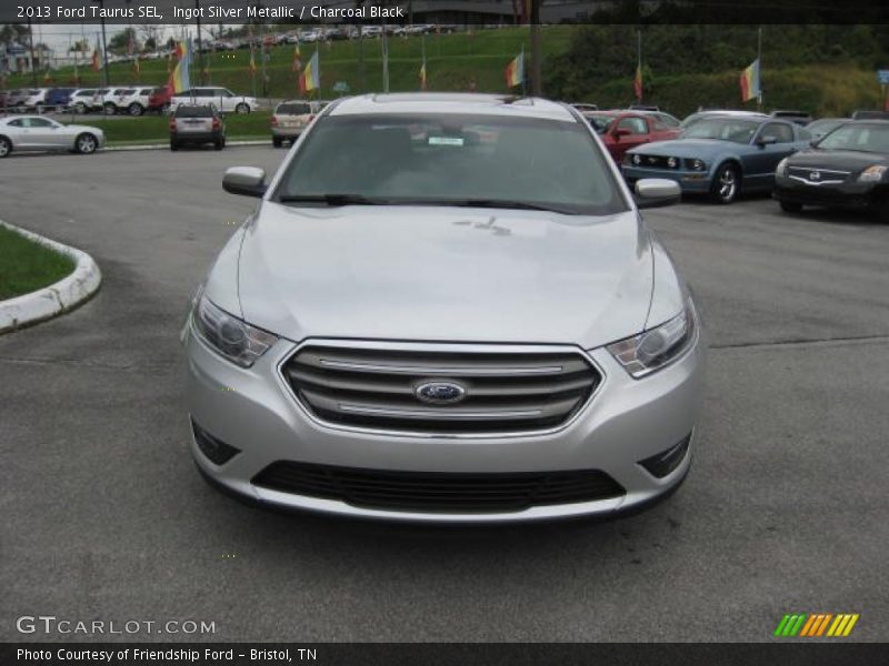 Ingot Silver Metallic / Charcoal Black 2013 Ford Taurus SEL