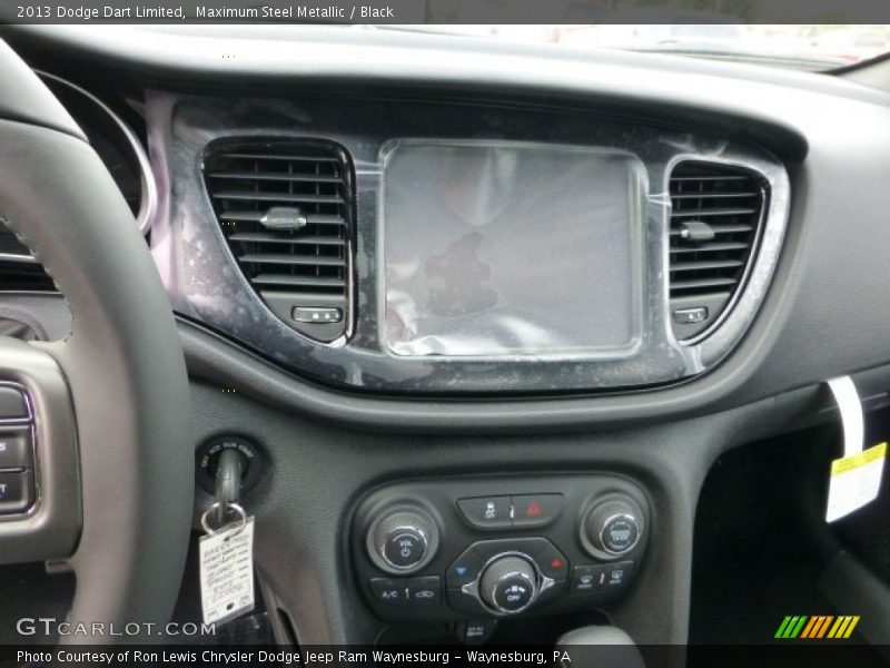 Maximum Steel Metallic / Black 2013 Dodge Dart Limited