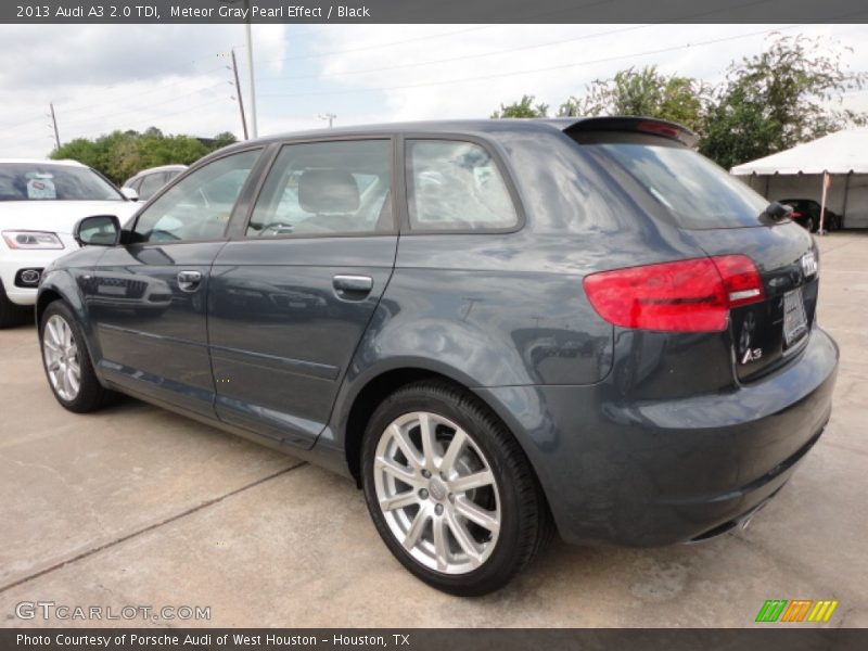 Meteor Gray Pearl Effect / Black 2013 Audi A3 2.0 TDI