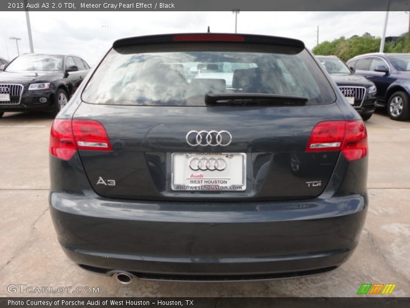 Meteor Gray Pearl Effect / Black 2013 Audi A3 2.0 TDI