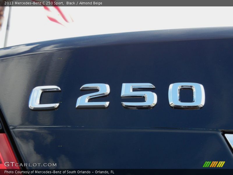 Black / Almond Beige 2013 Mercedes-Benz C 250 Sport