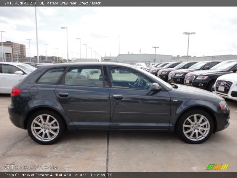 Meteor Gray Pearl Effect / Black 2013 Audi A3 2.0 TDI