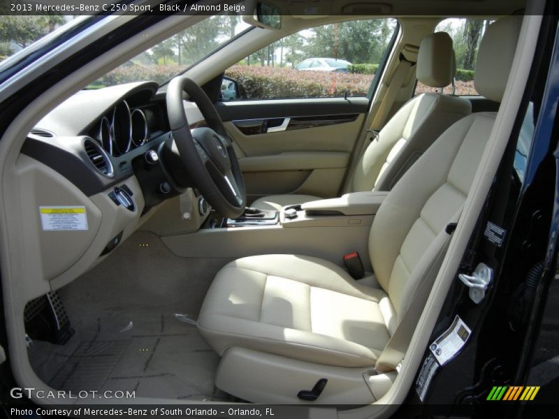 Black / Almond Beige 2013 Mercedes-Benz C 250 Sport
