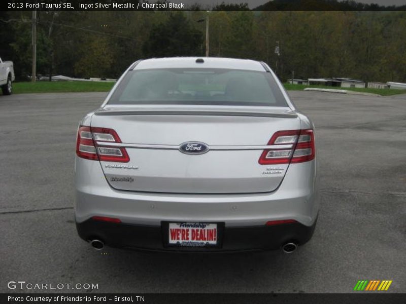 Ingot Silver Metallic / Charcoal Black 2013 Ford Taurus SEL