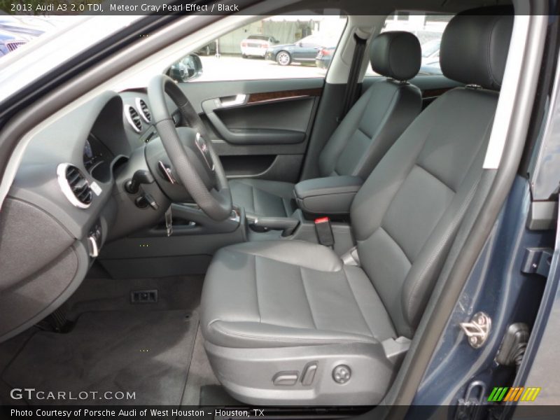 Meteor Gray Pearl Effect / Black 2013 Audi A3 2.0 TDI