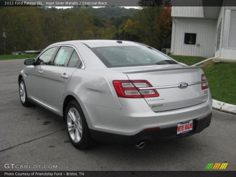 Ingot Silver Metallic / Charcoal Black 2013 Ford Taurus SEL