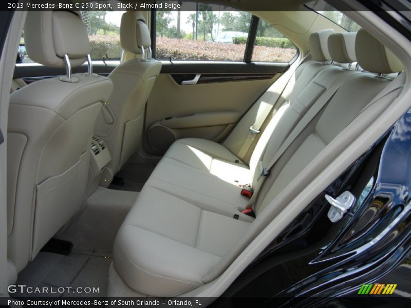 Black / Almond Beige 2013 Mercedes-Benz C 250 Sport
