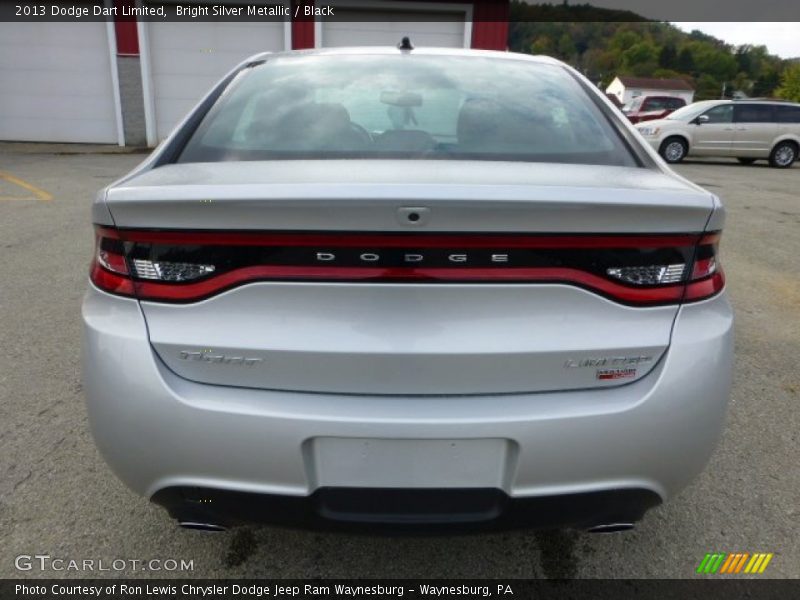 Bright Silver Metallic / Black 2013 Dodge Dart Limited