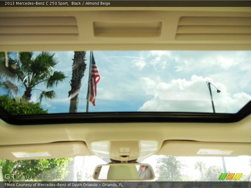 Black / Almond Beige 2013 Mercedes-Benz C 250 Sport