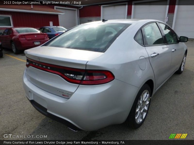 Bright Silver Metallic / Black 2013 Dodge Dart Limited