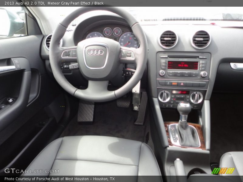 Meteor Gray Pearl Effect / Black 2013 Audi A3 2.0 TDI
