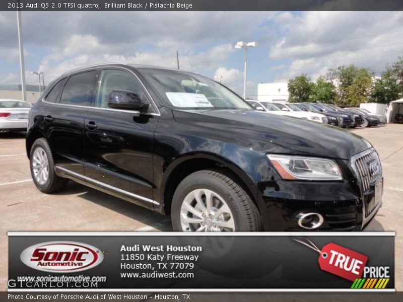 Brilliant Black / Pistachio Beige 2013 Audi Q5 2.0 TFSI quattro