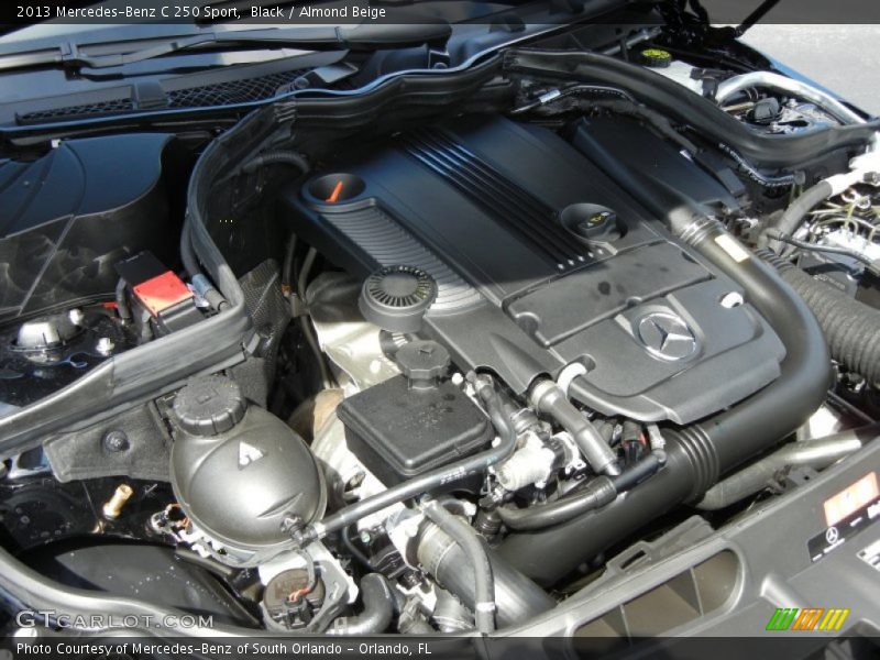 Black / Almond Beige 2013 Mercedes-Benz C 250 Sport