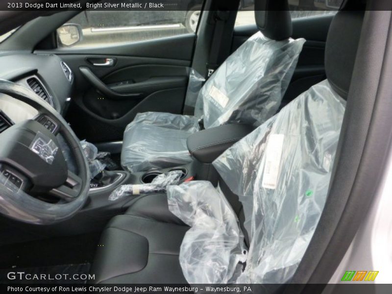 Bright Silver Metallic / Black 2013 Dodge Dart Limited