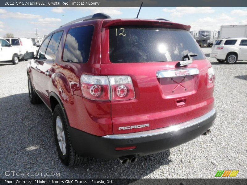 Crystal Red Tintcoat / Ebony 2012 GMC Acadia SLE