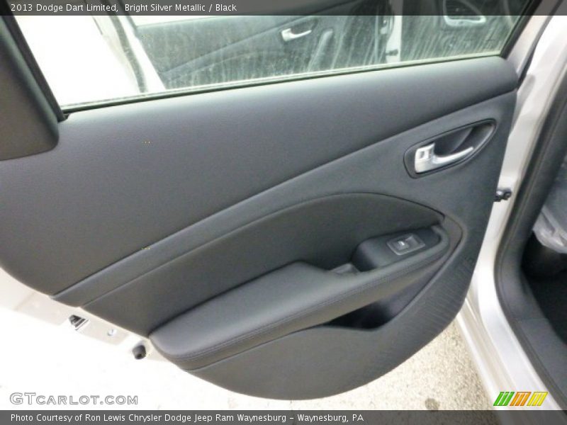 Bright Silver Metallic / Black 2013 Dodge Dart Limited