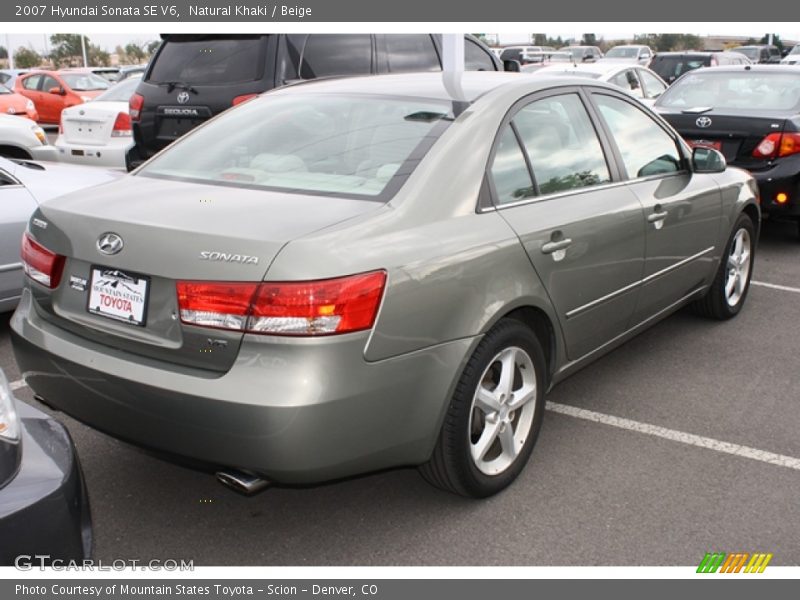 Natural Khaki / Beige 2007 Hyundai Sonata SE V6