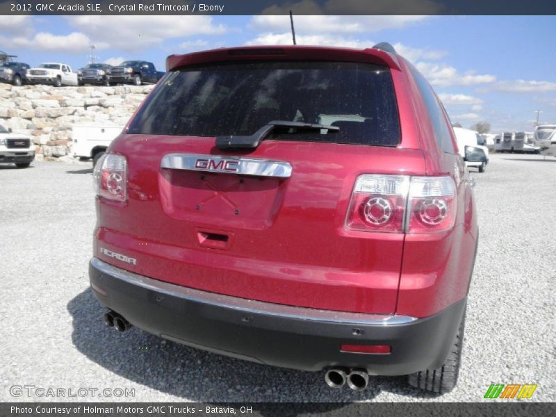 Crystal Red Tintcoat / Ebony 2012 GMC Acadia SLE