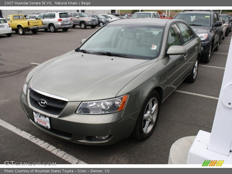 Natural Khaki / Beige 2007 Hyundai Sonata SE V6