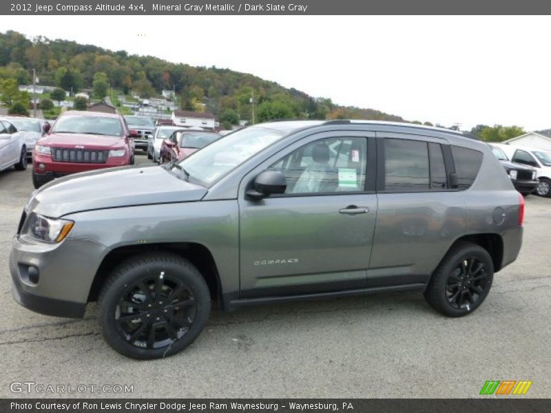 Mineral Gray Metallic / Dark Slate Gray 2012 Jeep Compass Altitude 4x4