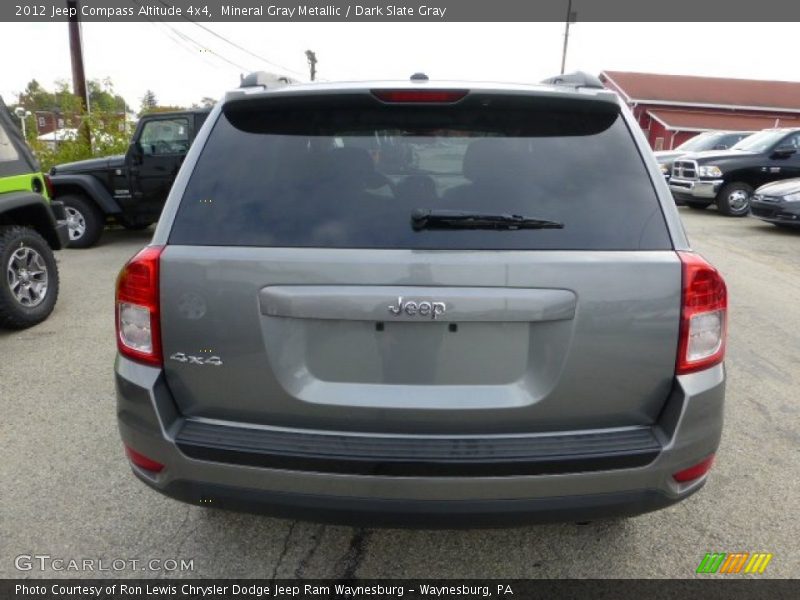Mineral Gray Metallic / Dark Slate Gray 2012 Jeep Compass Altitude 4x4