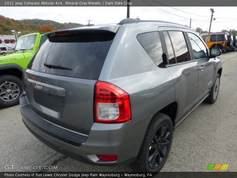 Mineral Gray Metallic / Dark Slate Gray 2012 Jeep Compass Altitude 4x4