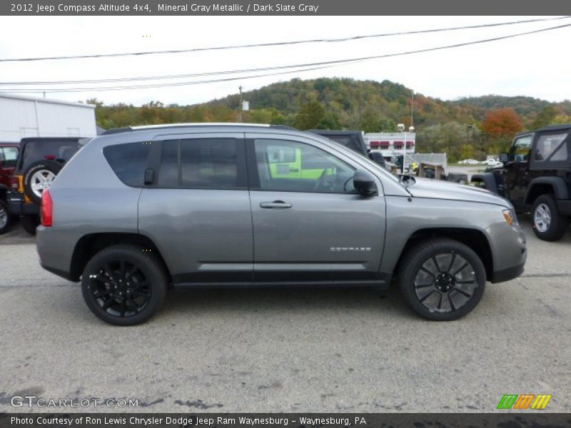 Mineral Gray Metallic / Dark Slate Gray 2012 Jeep Compass Altitude 4x4