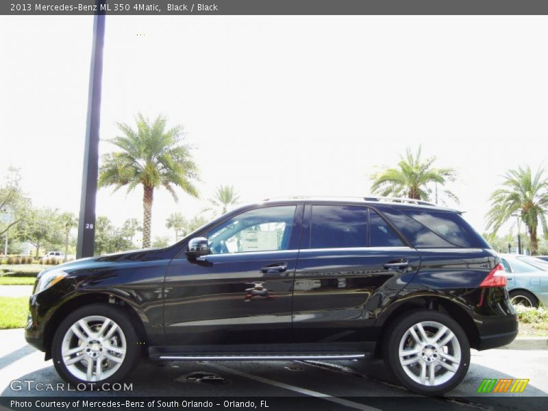 Black / Black 2013 Mercedes-Benz ML 350 4Matic