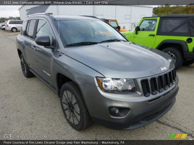 Mineral Gray Metallic / Dark Slate Gray 2012 Jeep Compass Altitude 4x4