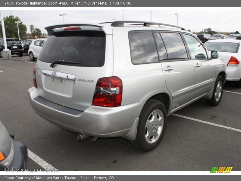 Millenium Silver Metallic / Ash Gray 2006 Toyota Highlander Sport 4WD