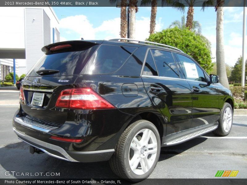 Black / Black 2013 Mercedes-Benz ML 350 4Matic