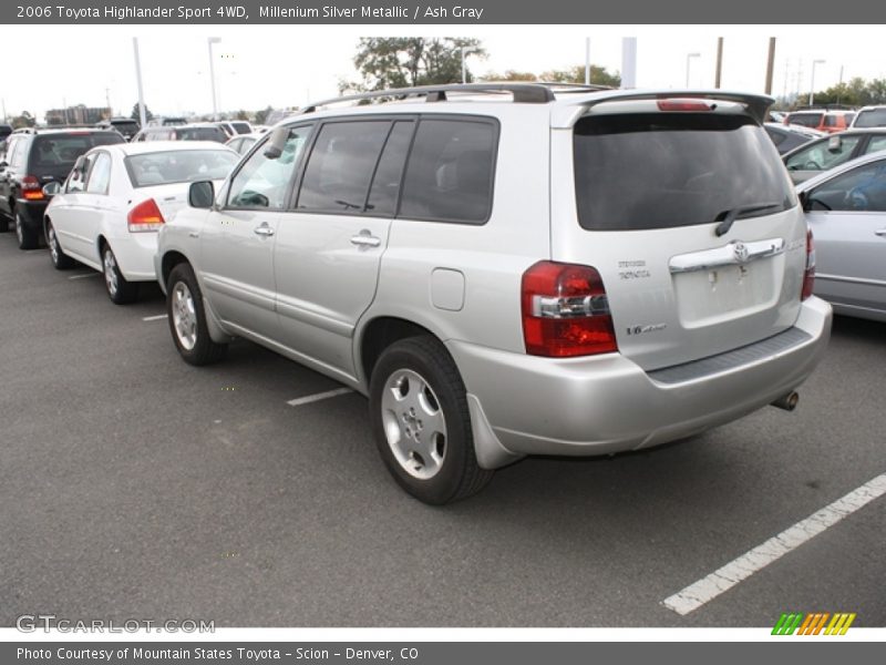 Millenium Silver Metallic / Ash Gray 2006 Toyota Highlander Sport 4WD