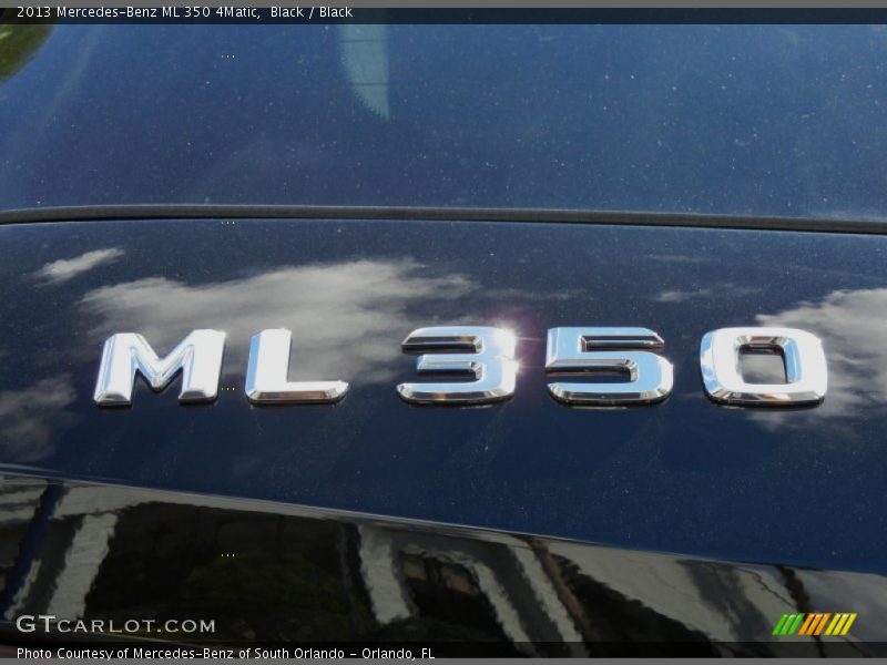 Black / Black 2013 Mercedes-Benz ML 350 4Matic