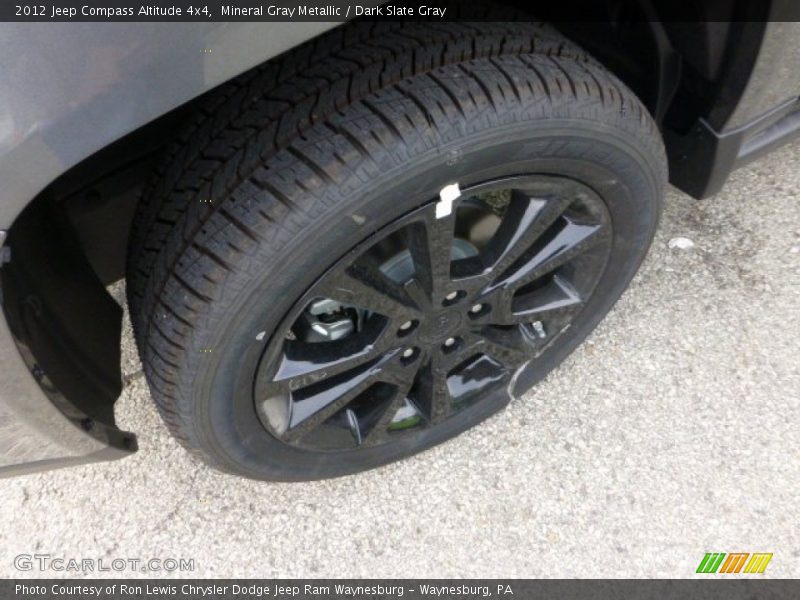 Mineral Gray Metallic / Dark Slate Gray 2012 Jeep Compass Altitude 4x4