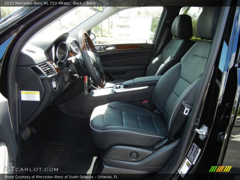 Black / Black 2013 Mercedes-Benz ML 350 4Matic