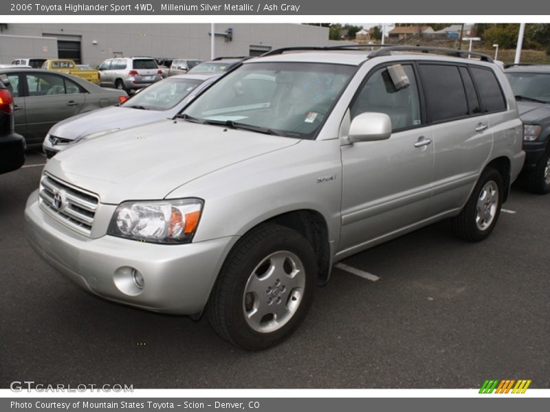 Millenium Silver Metallic / Ash Gray 2006 Toyota Highlander Sport 4WD