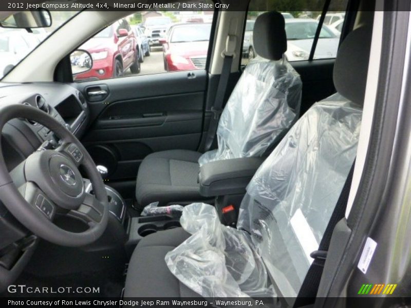 Mineral Gray Metallic / Dark Slate Gray 2012 Jeep Compass Altitude 4x4