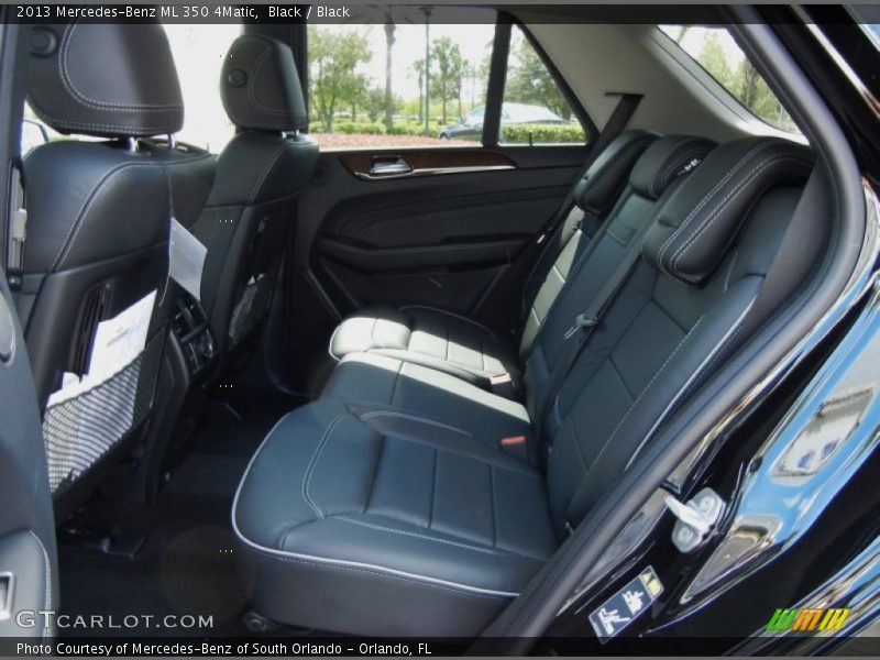 Black / Black 2013 Mercedes-Benz ML 350 4Matic