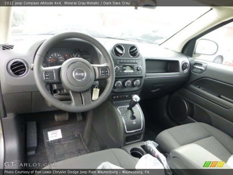 Mineral Gray Metallic / Dark Slate Gray 2012 Jeep Compass Altitude 4x4