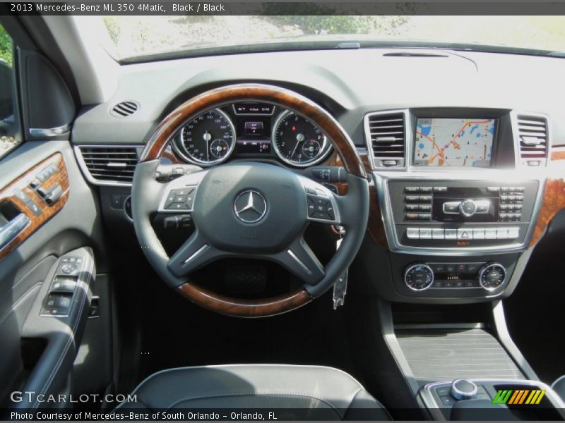 Black / Black 2013 Mercedes-Benz ML 350 4Matic