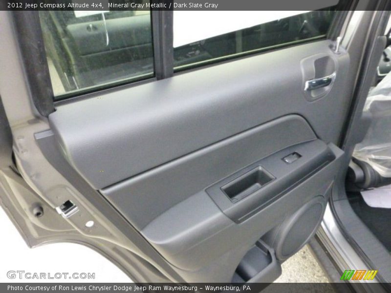 Mineral Gray Metallic / Dark Slate Gray 2012 Jeep Compass Altitude 4x4