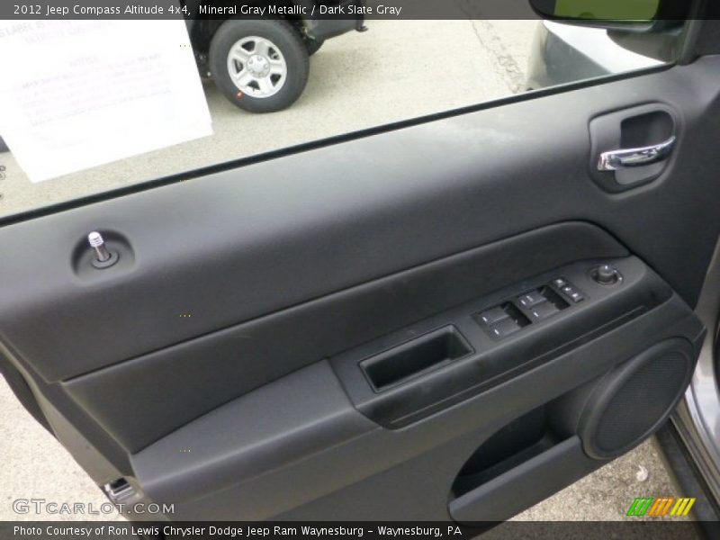 Mineral Gray Metallic / Dark Slate Gray 2012 Jeep Compass Altitude 4x4