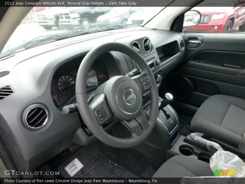 Mineral Gray Metallic / Dark Slate Gray 2012 Jeep Compass Altitude 4x4