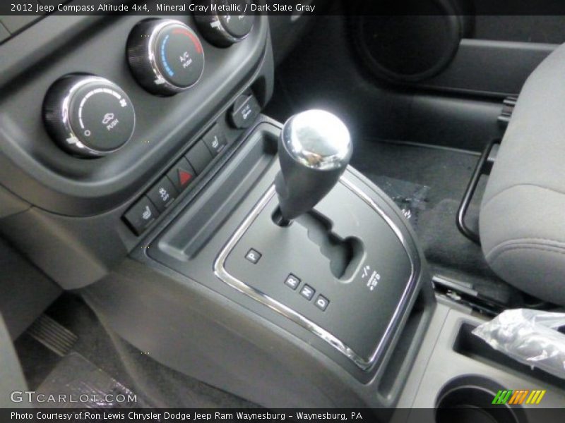 Mineral Gray Metallic / Dark Slate Gray 2012 Jeep Compass Altitude 4x4