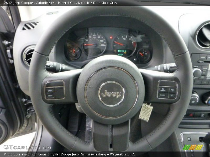 Mineral Gray Metallic / Dark Slate Gray 2012 Jeep Compass Altitude 4x4