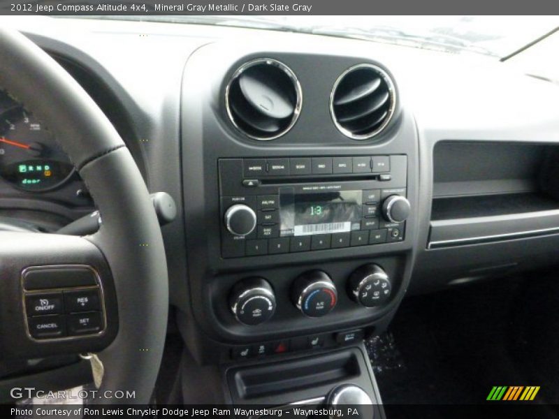 Mineral Gray Metallic / Dark Slate Gray 2012 Jeep Compass Altitude 4x4