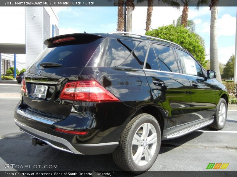 Black / Black 2013 Mercedes-Benz ML 350 4Matic