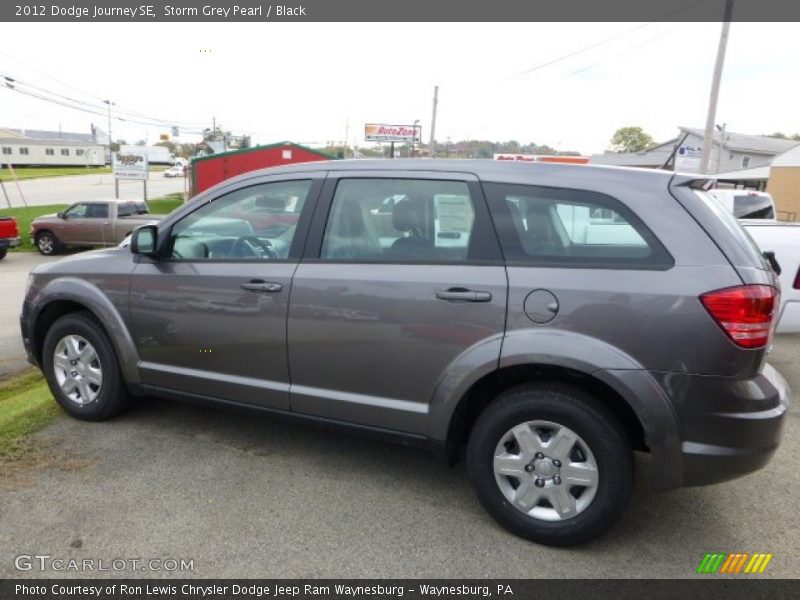 Storm Grey Pearl / Black 2012 Dodge Journey SE